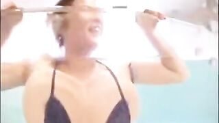 An extreme blowjob with a tiny dick, as seen in homemade videos