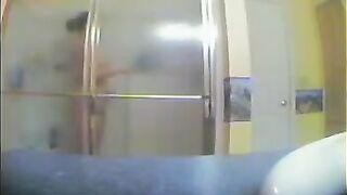 A girl took shower not knowing that there is a hidden camera
