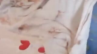 A pretty Russian girl with fire hair is fucking like a slut