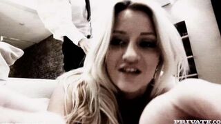 Busty blonde girl fucked in her anal in Full HD