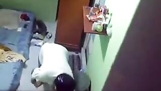 Camera with secret filming in the girl's hostel room