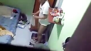 Camera with secret filming in the girl's hostel room