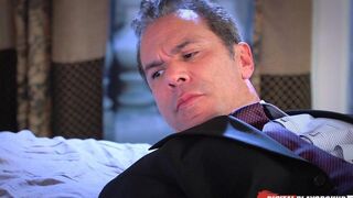Anika Olbrait seduced a man while his wife was away, getting intimate on the bed