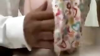 A student knows what to do with a penis, even in an unexpected encounter