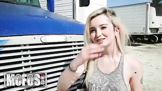 Lexi Lore sucks Jesse Black's cock and asks him to fuck her in his truck