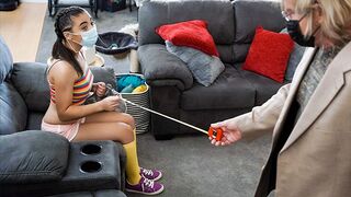 An old man fucked adorable Princess Zerella Skies in every position hard