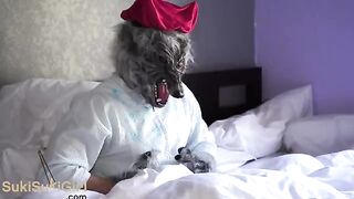 Petite Red gets passionately fucked by the Bad Wolf in a steamy scene