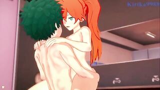 Izuku Midoriya and His Quirk Partner Have a Hot Time in the Locker Room
