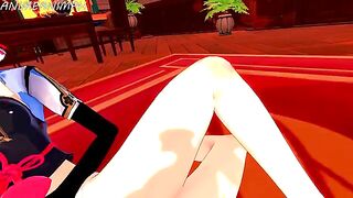 Genshin Impact Ayaka X Keqing lesbian hentai 3D uncensored action