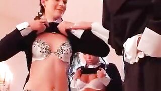 A nun forced three girls to lesbian sex and play with toys