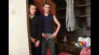 The older woman has sex with her grandson and his friends