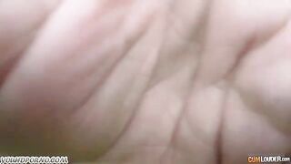 The blond girl was fucked on the road and in the ass
