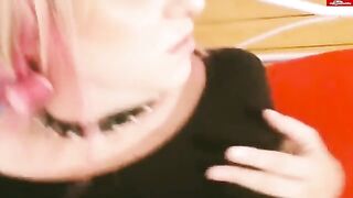 A cute pregnant girl was fucked by her young boyfriend in HD