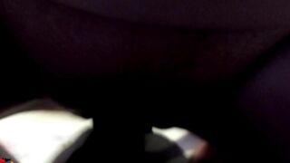 A guy shoots his cock in a homemade movie with his red-haired girlfriend