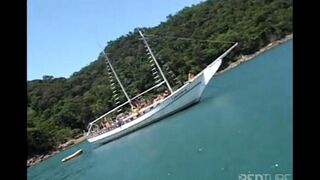 A lot of girls want to fuck on the yacht, so they do it