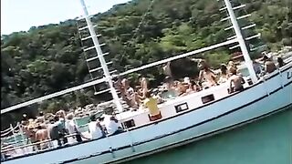 A lot of girls want to fuck on the yacht, so they do it