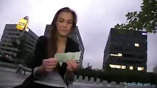 Girls will do anything for money, even have sex outdoors