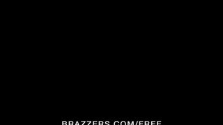 A white-clad girl in stockings seduces and fucks a handsome man