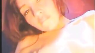 The girl was greatly fucked by a strong vibrator in all holes