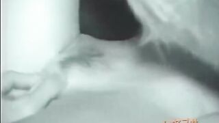 A young guy licked the hairy pussy of his sleeping sister