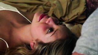 The husband refueled the sleeping beauty with his cock