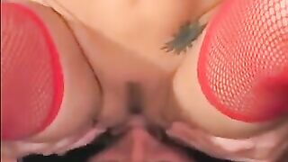 A chick in linen stockings sat on her face with passion