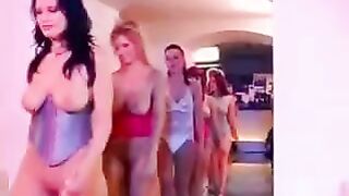 Gangbang with a beautiful girl with big natural tits, enjoy!