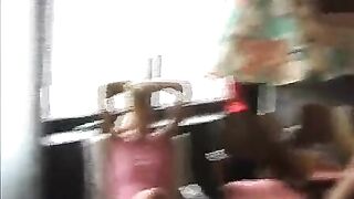 Peeping under the skirt of a hot teen is the best porn action