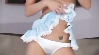 The hottest teen Cody Milo shows her pussy in a video