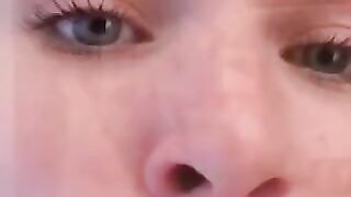 First experience of nudity for a young lesbian beauty
