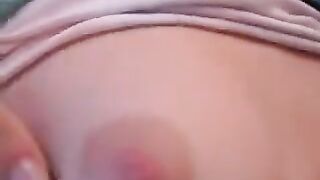 First experience of nudity for a young lesbian beauty