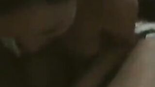 A BBW woman dances naked in front of her husband