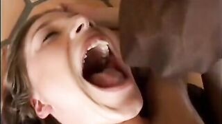 The girl accepted the sperm of all her lovers and she has a lot of them