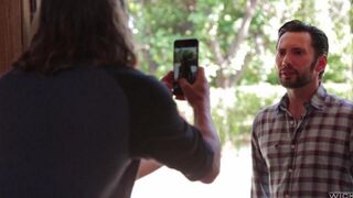 A member with a cheek fucks a sexy blonde in 60fps