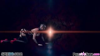 Tattooed beauty Christy Mack in a leather suit masturbates her pussy solo