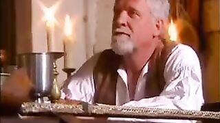 A man fucked a girl in medieval clothes