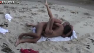 A real hidden shooting on the beach with a beautiful girl in 2022