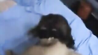A bent girl had sex with her boyfriend deep in her pussy
