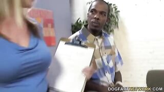 A prostitute was fucked by a father and his son in a hot scene
