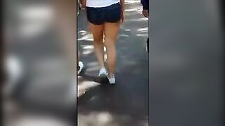 Student with a stunning ass has been caught in a compromising situation