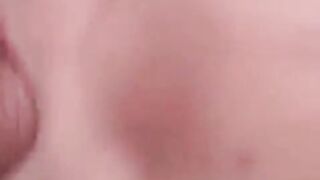 An aged man was being sucked off by a crafty young woman