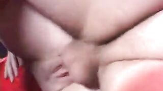 A man barely fucked a girl with tied hands, what a shame