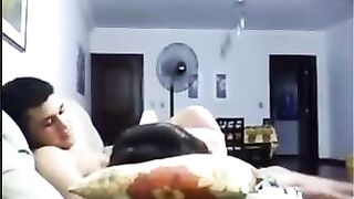 In the evening, as always, they decided to enjoy passionate sex on the couch
