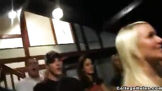 Drunk chicks getting fucked at a wild party, that’s for sure