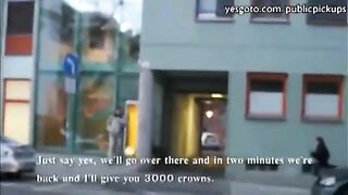 A friend led to a stranger and made a blowjob, just like a hooker