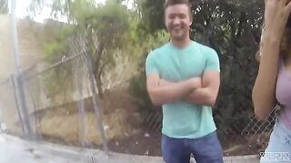 The guys have sex on the camera right in the street