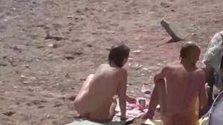 Bathing in the sea without any clothes is very pleasant