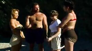 An Asian beauty gets fucked on the tennis court for epic sex