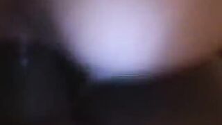 Negro guy with huge cock fucks Latina on the bed