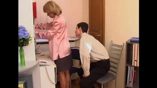 A Russian mom gets fucked by her son in a steamy encounter